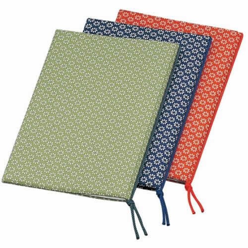 布地 花柄 メニューブック 紺 5986500