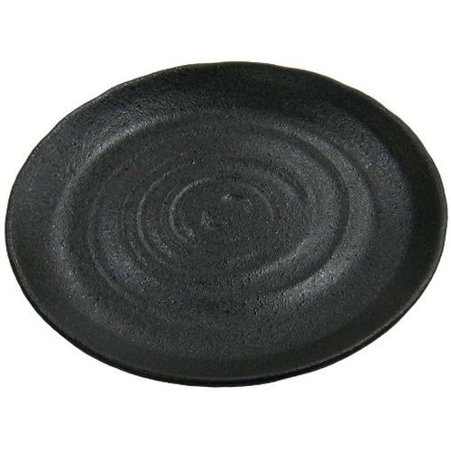 天目砂鉄 丸皿 6.5寸 8180200