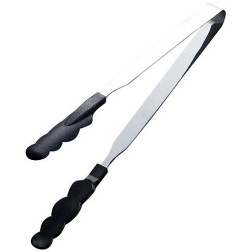 18−0 抗菌耐熱カラートング スリム ブラック