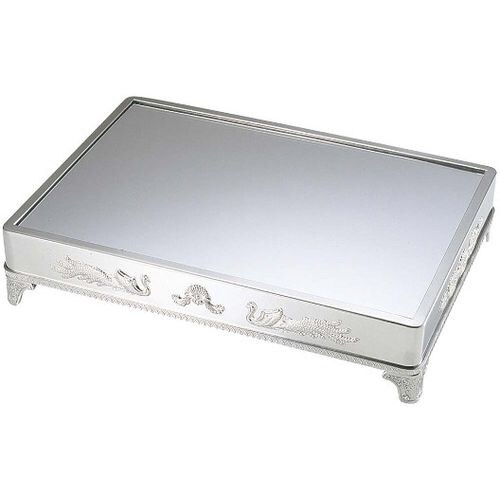 角 ミラープレート アクリル足付 30インチ