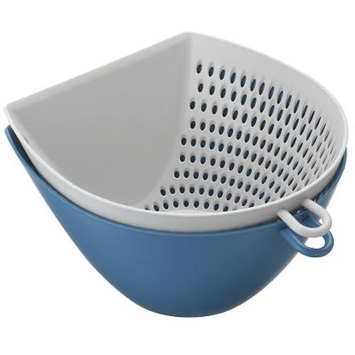 チリトリ ザルボウルL ブルー MZ−3527