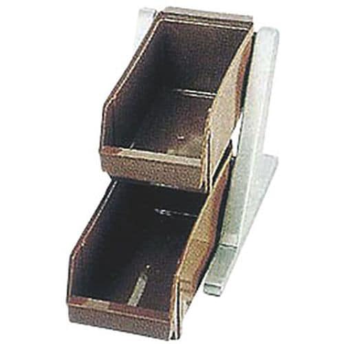 DXオーガナイザー 2段1列 ブラウン