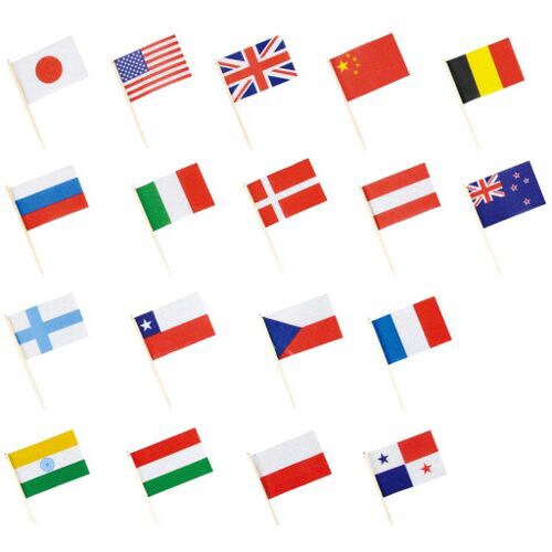 ランチ旗 万国旗楊枝 1919410