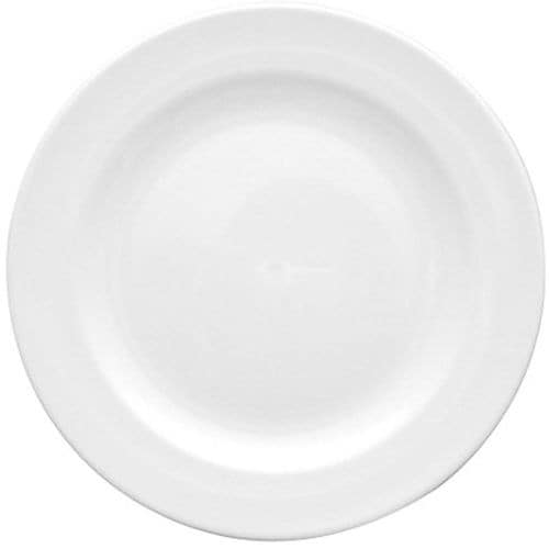 プラ容器 洋皿 丸 19(25枚入)白磁