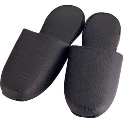 エンボスレザースリッパ ブラウン NRL−24