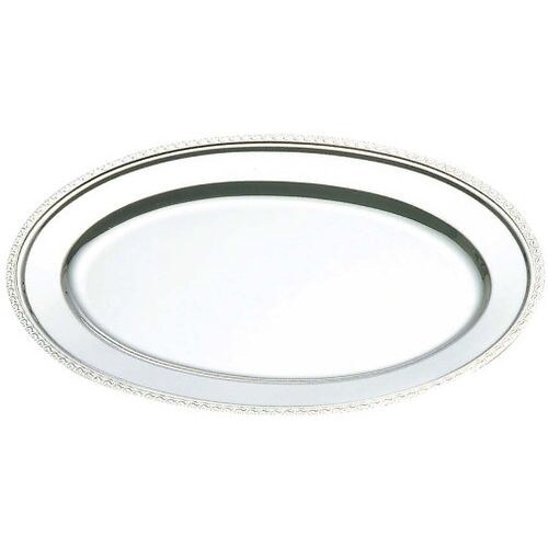 18−8 さざ波 小判皿 20インチ