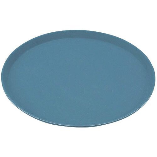 ノンスリップトレー丸 1100CT スレート青