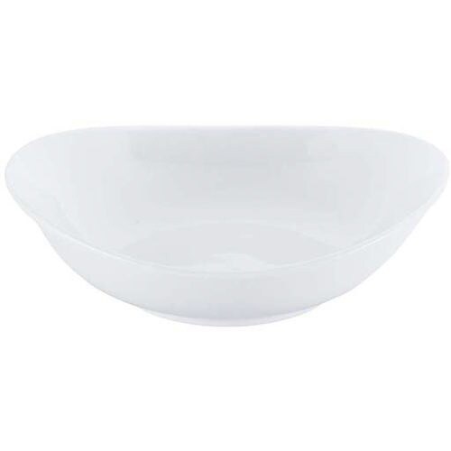 磁器 中華・洋食兼用食器 白オーバルボール24cm