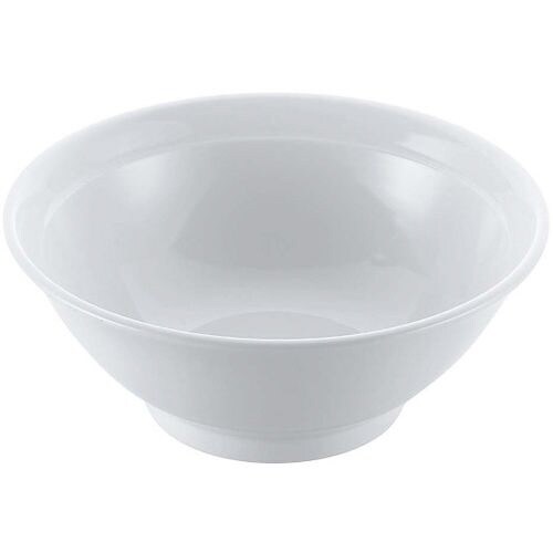 磁器 中華食器 白リム 高台丼 6.5寸