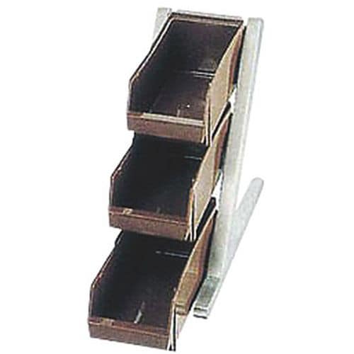 DXオーガナイザー 3段1列 ブラウン