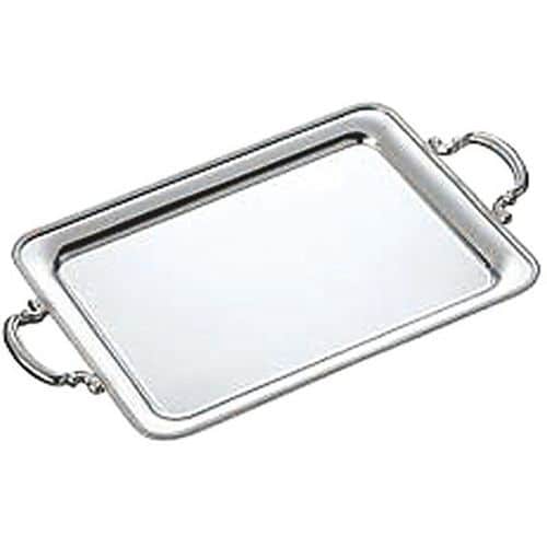 UK 18−8ロープ渕角盆 14インチ手無