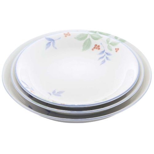 和食器コレクション 強化ささやき 丸皿6.5寸