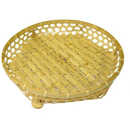 白竹 オードブル皿(足付)39cm 21−946E