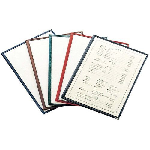 クリアテーピング メニューブック 8132850