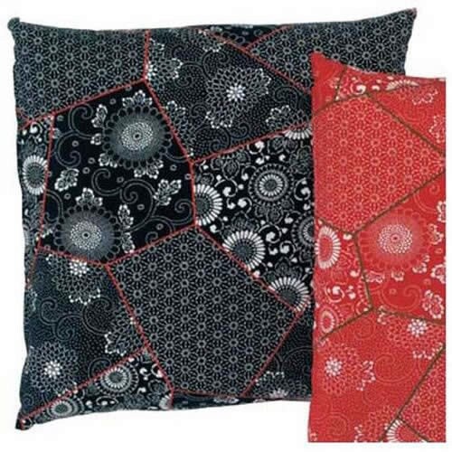 業務用 座布団用カバー丈 さらさ 紺 大