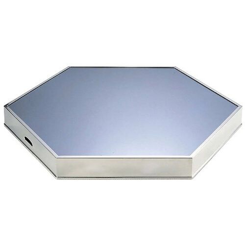 六角 ミラープレート(アクリル)無地 24インチ