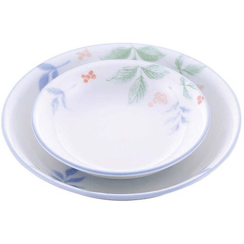 和食器コレクション 強化ささやき 丸皿4.5寸