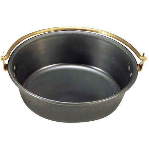 鉄 海石鍋 18cm 吊手(石無し)