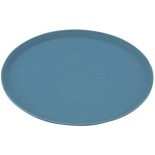 ノンスリップトレー丸 1200CT スレート青