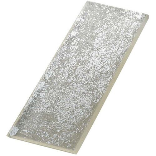ライクガラス スリムレクタングルプレート L 銀箔