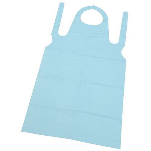 エンボス クリーンエプロン M ブルー(50枚入)