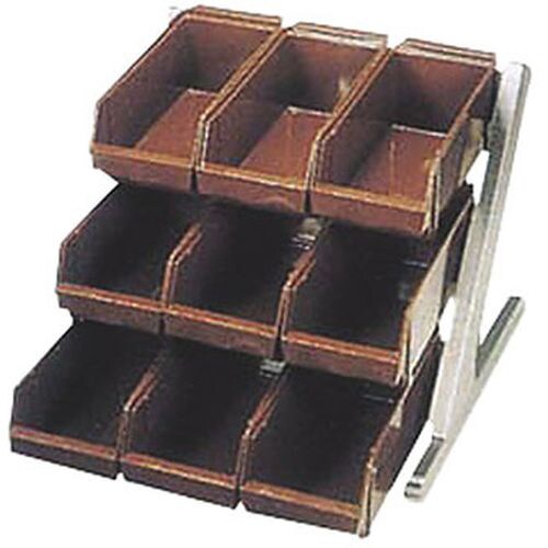 DXオーガナイザー 3段3列 ブラウン