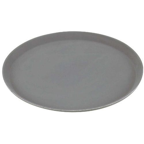 ノンスリップトレー丸 900CT スティール灰