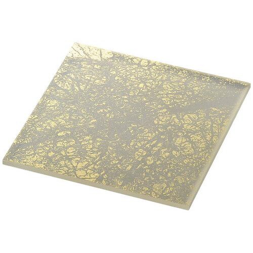 ライクガラス スクウェアプレート M 金箔
