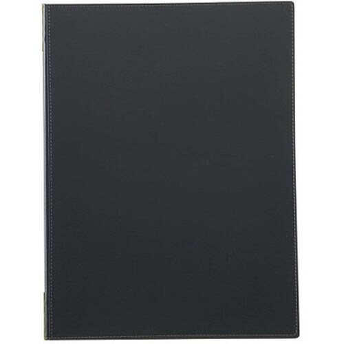 ピン付革メニューブック 大 ブラック