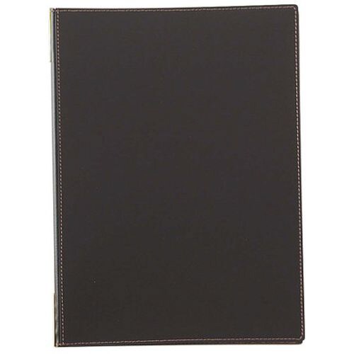 ピン付革メニューブック 中 ブラウン