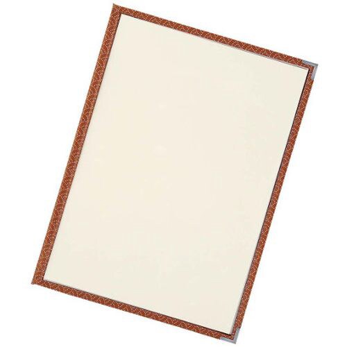 PP布地クリアテーピングメニューブック 茶