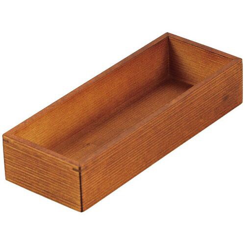 木製 千筋カトラリーボックス 茶