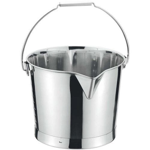 18−8 口付バケツ 目盛付 20L