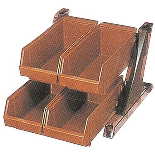 オーガナイザー 2段1列 ブラウン 094002