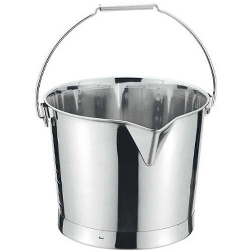 18−8 口付バケツ 目盛付 15L