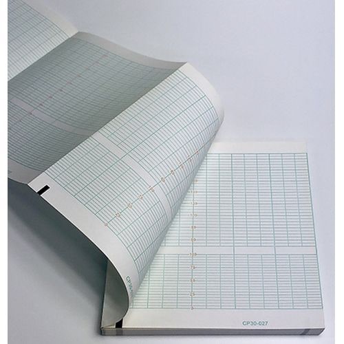 分娩監視用記録紙折150mm折り畳み型単色刷20