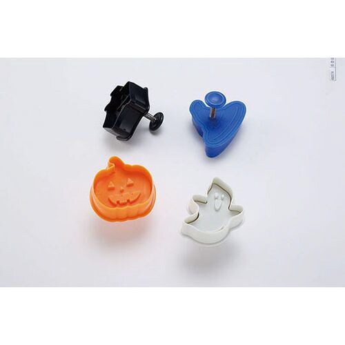 抜型 ハロウィン バネ式カッター 4pcセット