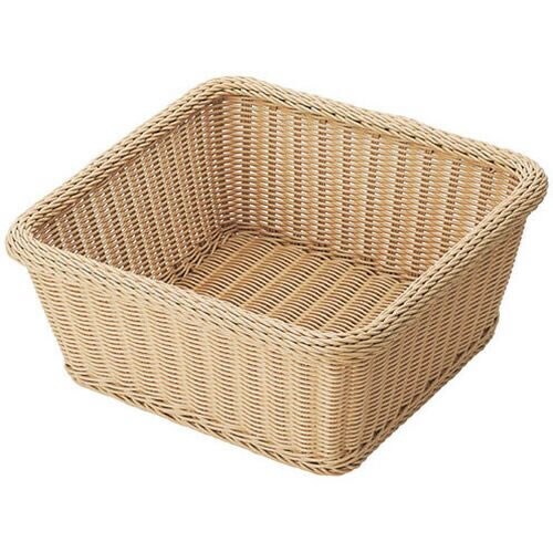 ランドリーバスケット 正角 アイボリー