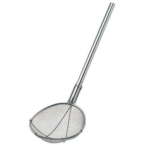 パイプ柄スイノー型給食用すくい網短柄 特大極荒目S
