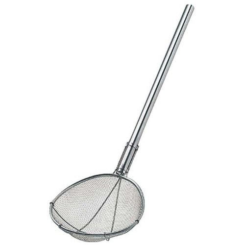 パイプ柄スイノー型給食用すくい網短柄 特大細目S