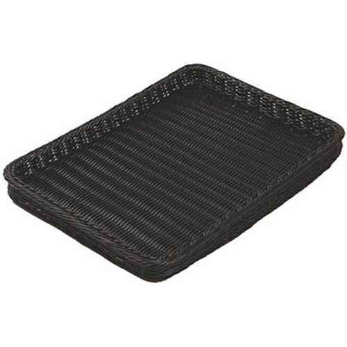 角型ベーカリーバスケット 薄型 25型 ブラック