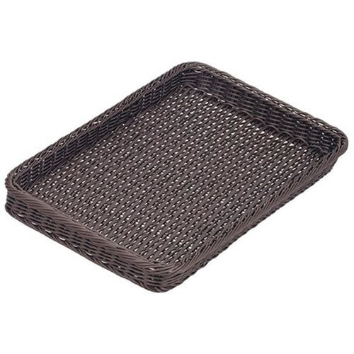 ベーカリーバスケット 薄型 ダークブラウン 30型