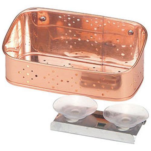 純銅板洗剤タワシ入れ18cm 603280