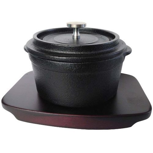 アサヒ ミニココット 10cm 木台付 D−600