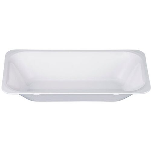 メラミン製フードパン角型 1/3 白