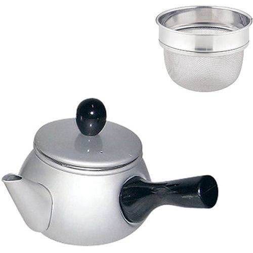 アルマイト ドリーム急須 横手 シルバー