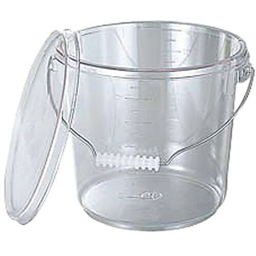 ポリカバケツ 10L 蓋 PO−24B(透明)