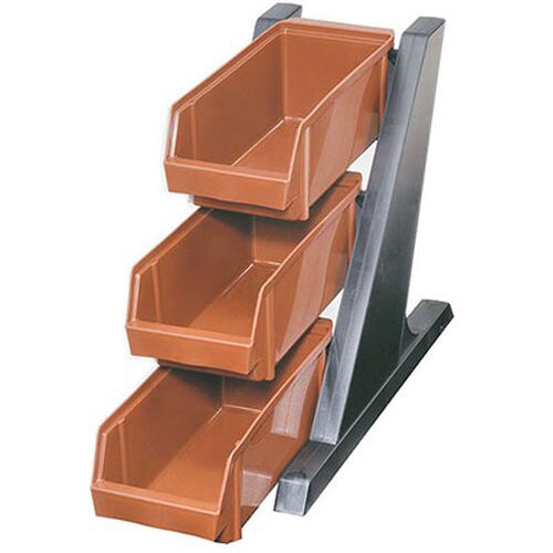 オーガナイザー 3段1列 ブラウン 094014