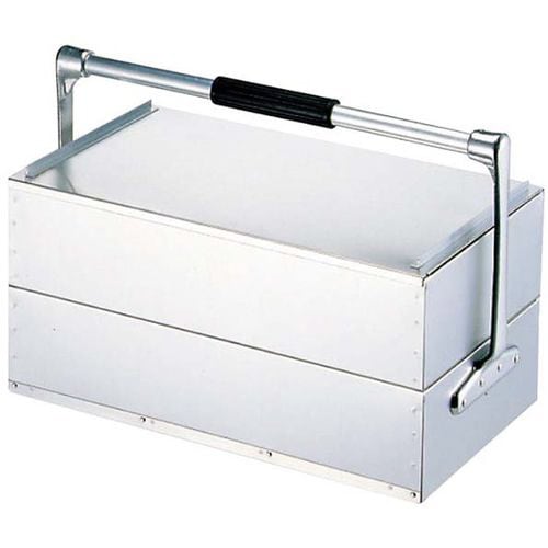 アルミ 関西式 出前箱 二段式 大 808600