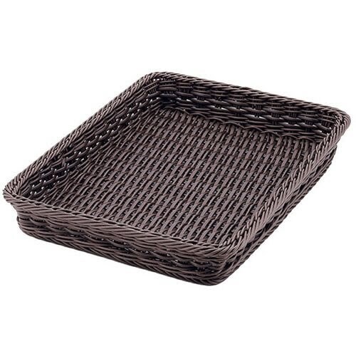 ベーカリーバスケット 角型 ダークブラウン 40型